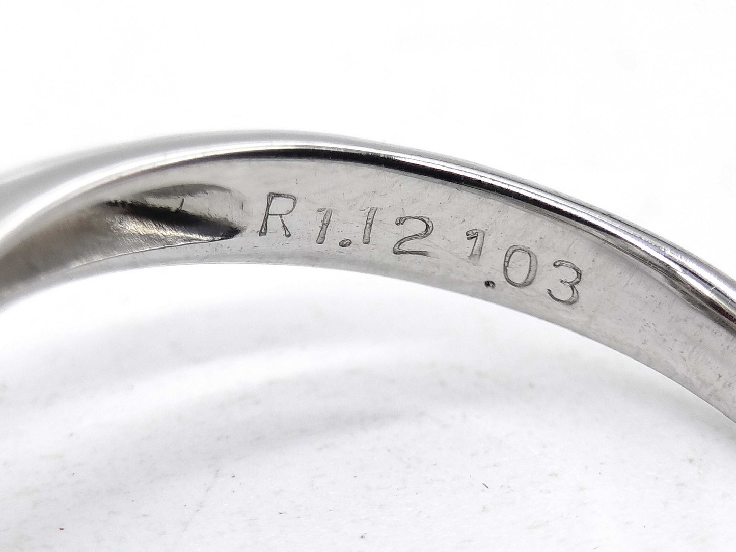 Pigeon Blood R1.12ct D1.03ct Pt900 5.4g Ring 