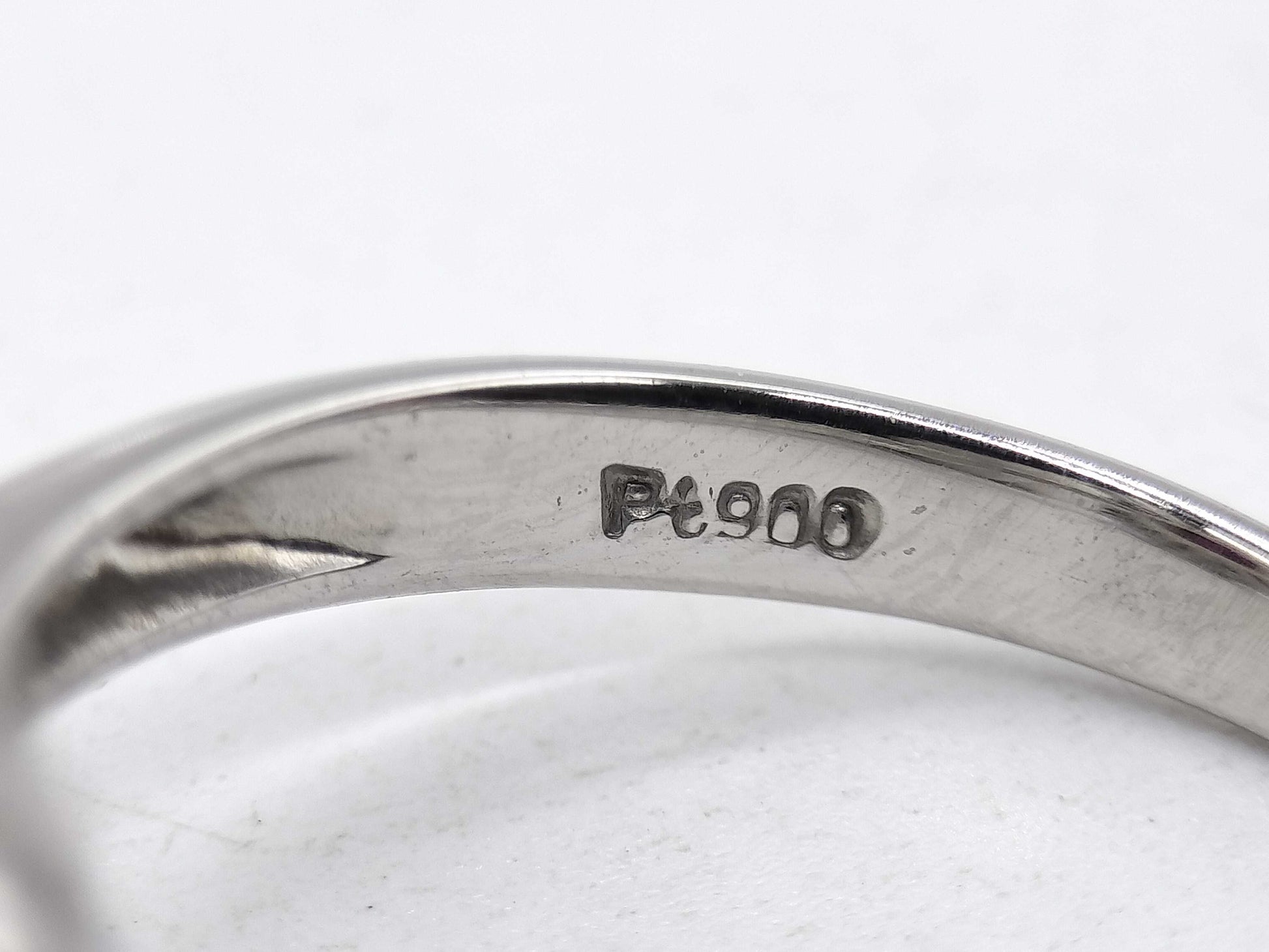 Pigeon Blood R1.12ct D1.03ct Pt900 5.4g Ring 