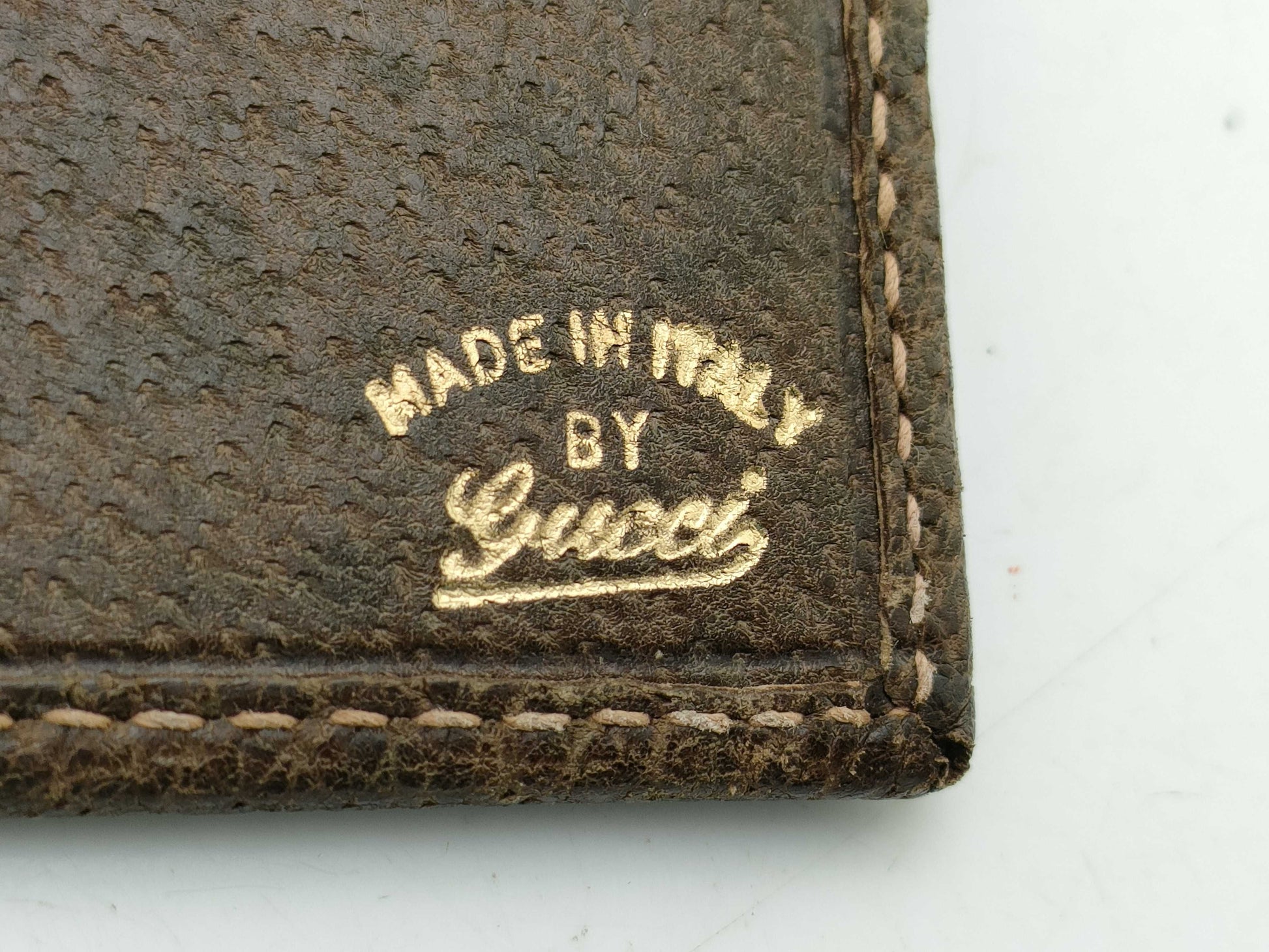 GUCCI Old Gucci Long Wallet Sherry Wallet