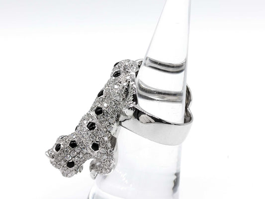 TL5.59ct G0.06ct D2.60ct K18WG 20.1g Ring 