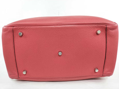 HERMES Lindy 34 Taurillon Red Handbag