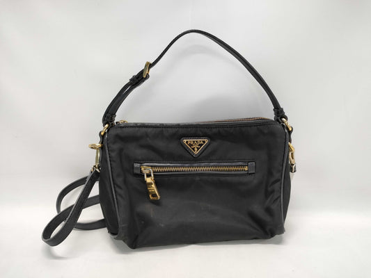 PRADA nylon shoulder bag