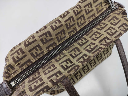 FENDI Zucca pattern canvas mini handbag
