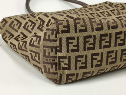 FENDI Zucca pattern canvas mini handbag