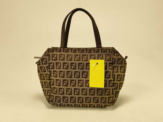 FENDI Zucca pattern canvas mini handbag
