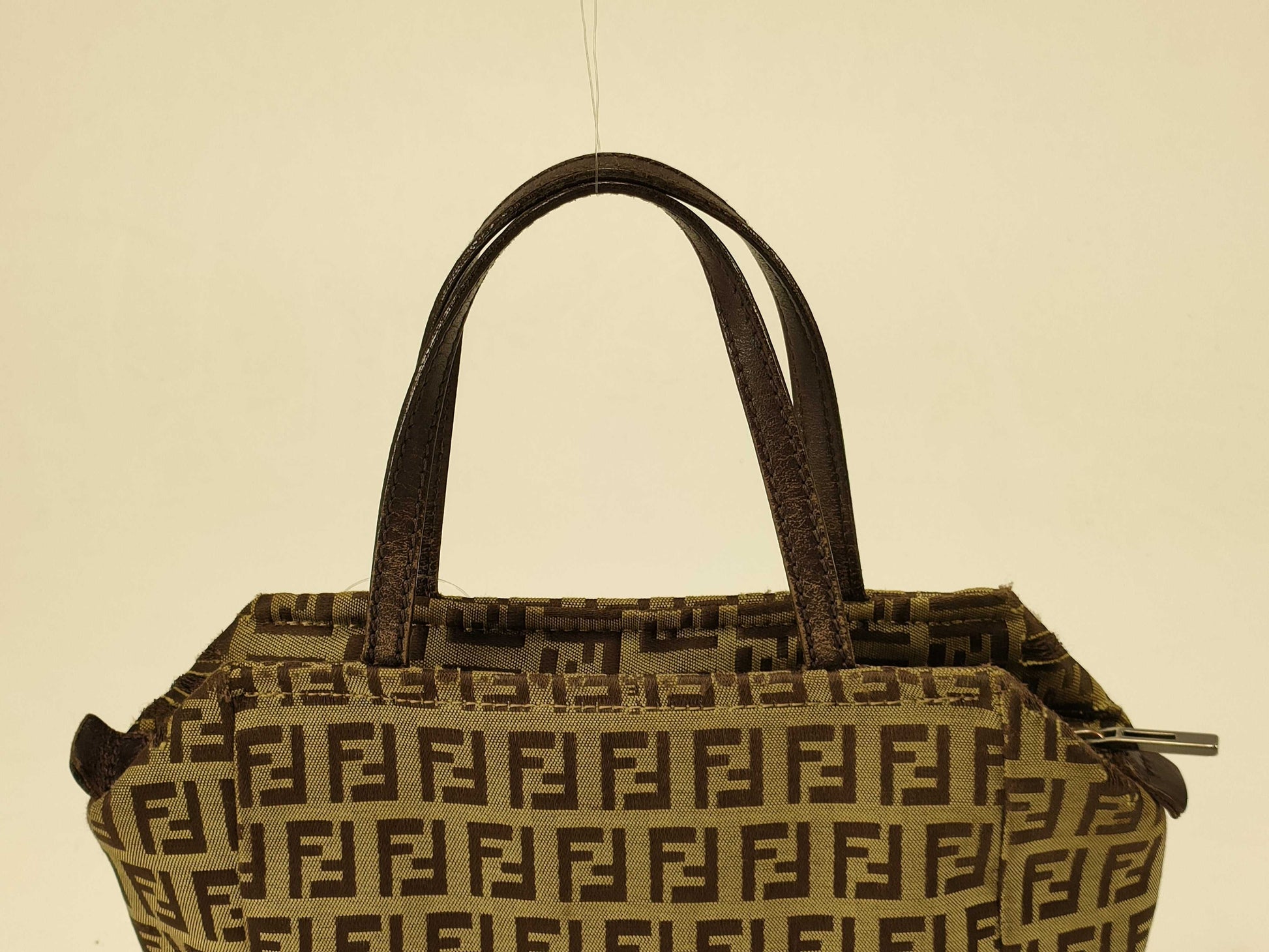 FENDI Zucca pattern canvas mini handbag
