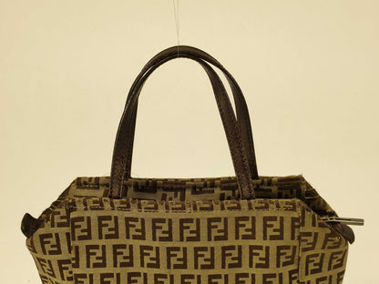 FENDI Zucca pattern canvas mini handbag