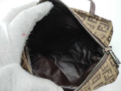 FENDI Zucca pattern canvas mini handbag