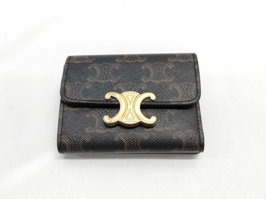 CELINE Triomphe Wallet with Coin Case *Unused Wallet
