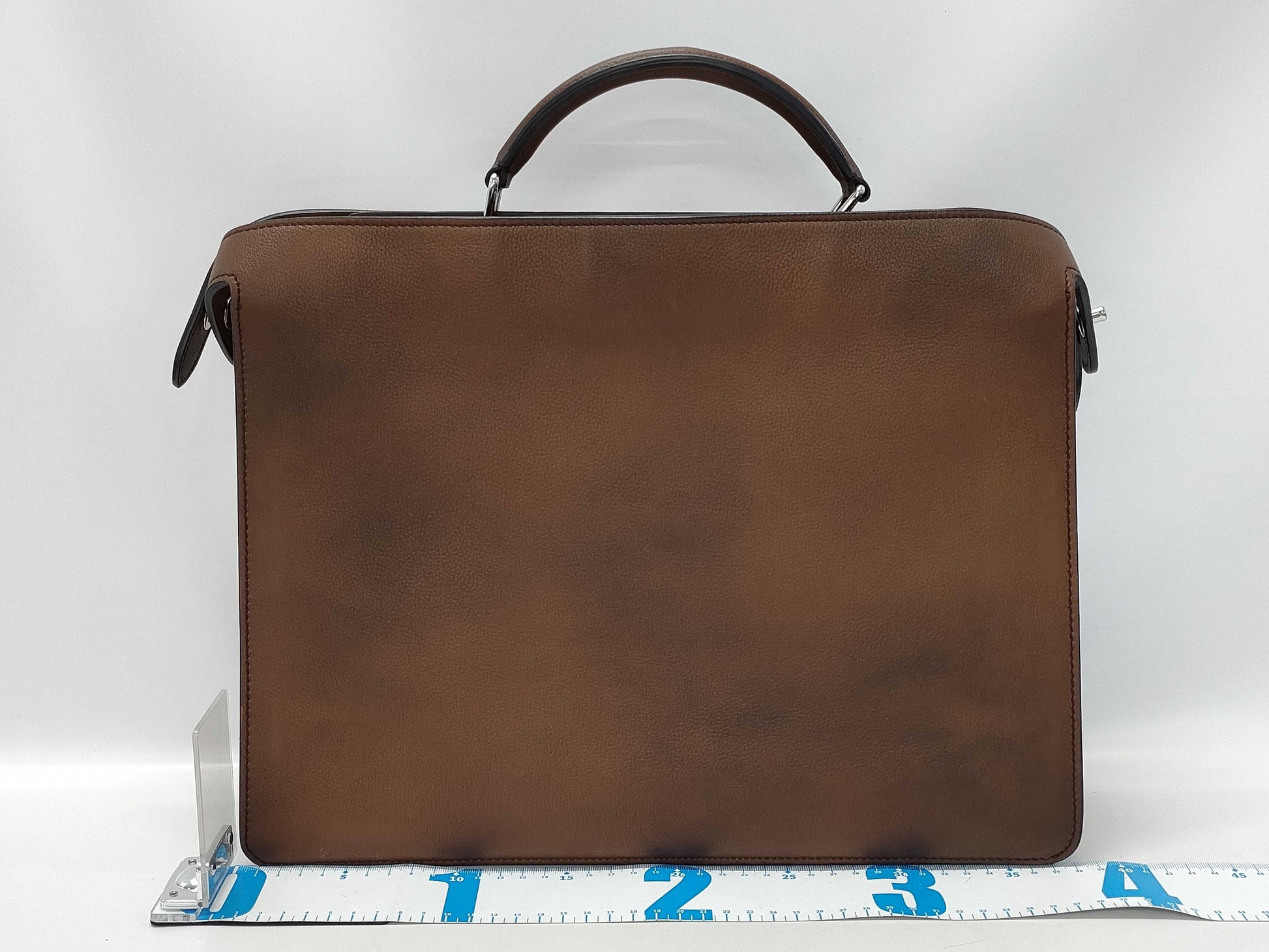 FENDI fashion show style large zipper business bag
