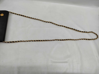 CHANEL Caviar Skin Chain Wallet Shoulder Bag