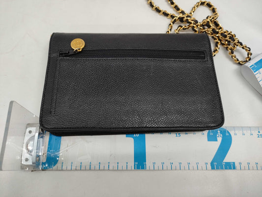 CHANEL Caviar Skin Chain Wallet Shoulder Bag