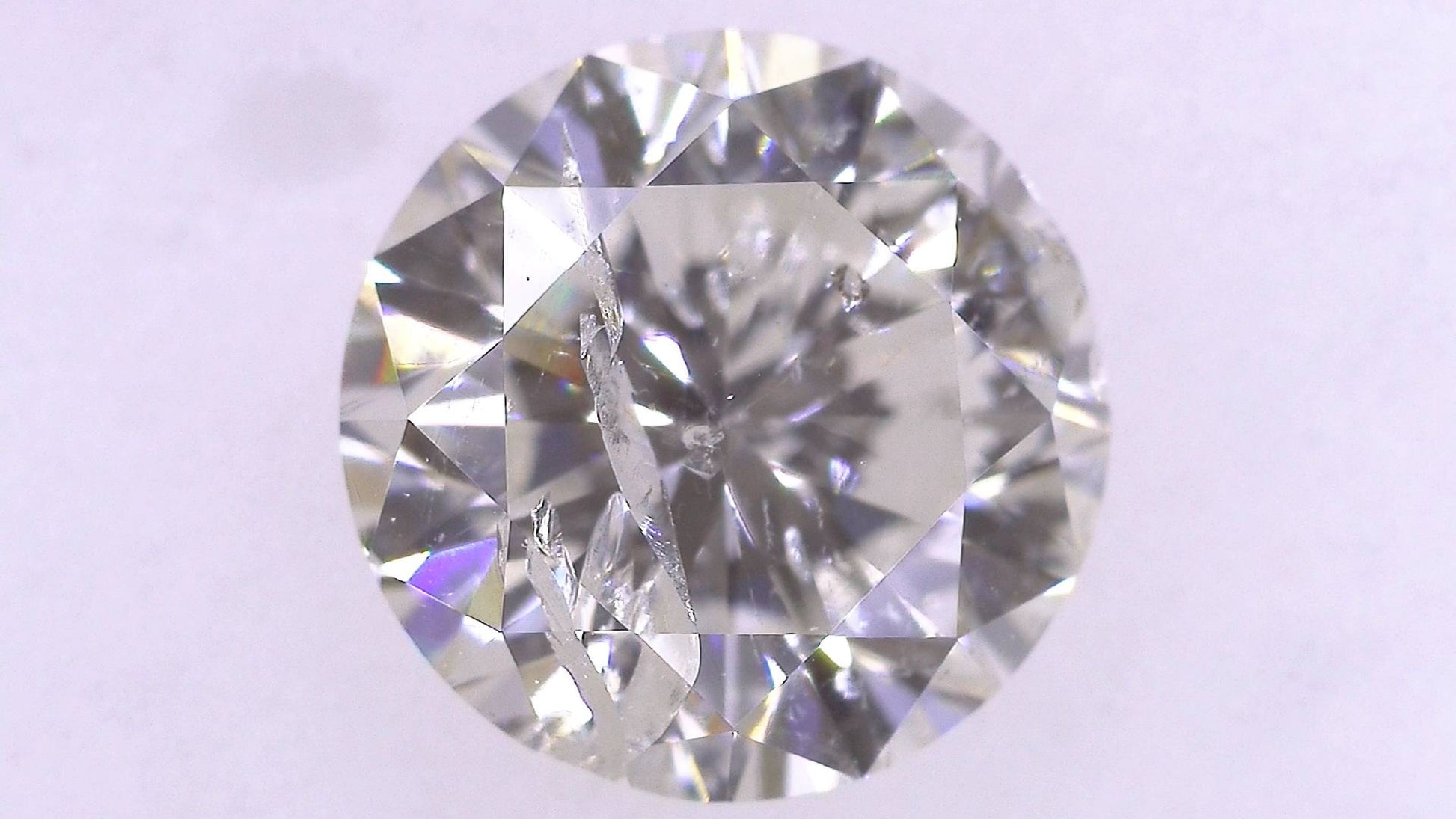 1.632ct I I-2 GOOD/GD/FR NONE NATURAL 7.25-7.31X4.76mm Diamond Loose