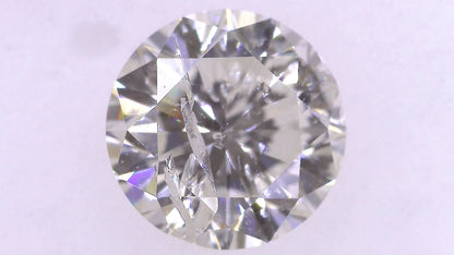 1.632ct I I-2 GOOD/GD/FR NONE NATURAL 7.25-7.31X4.76mm Diamond Loose