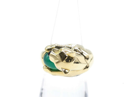 Cartier Panthère Vedra #51 Ring with Colored Stones, Yellow Gold 750, 14.7g 