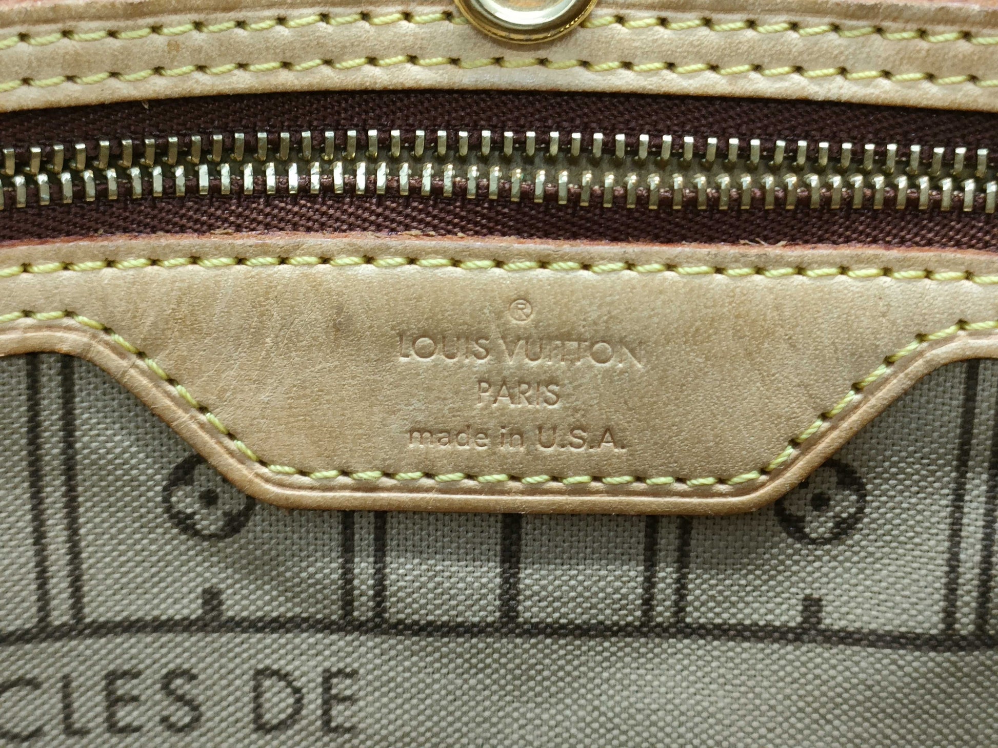 LOUIS VUITTON Monogram M40155 Neverfull PM Old Model Tote Bag