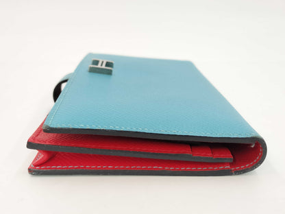 HERMES Bearn Anya Hindmarch shoulder leather wallet