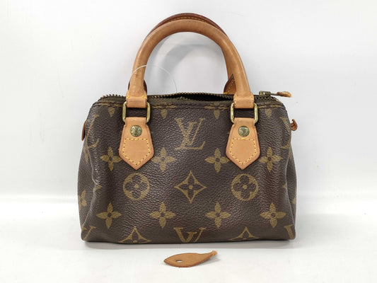 LOUIS VUITTON Monogram Mini Speedy Boston Bag
