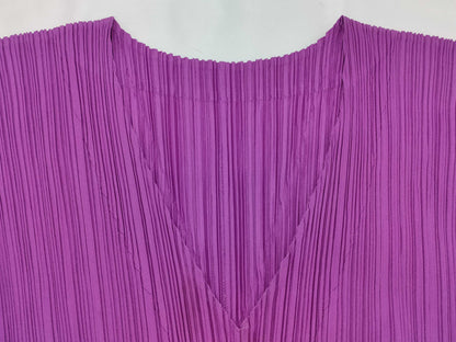 ISSEY MIYAKE Pleats Please Dress Purple Dress