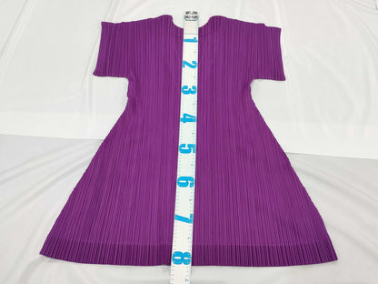 ISSEY MIYAKE Pleats Please Dress Purple Dress