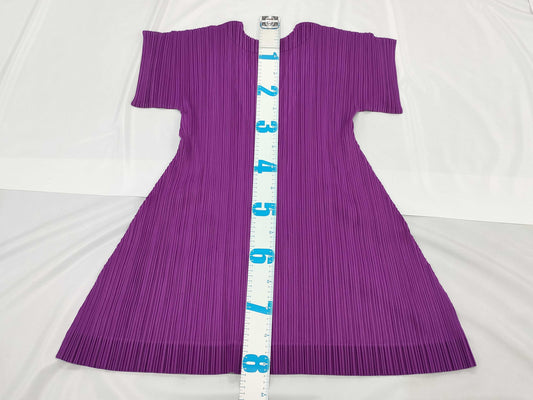 ISSEY MIYAKE Pleats Please Dress Purple Dress