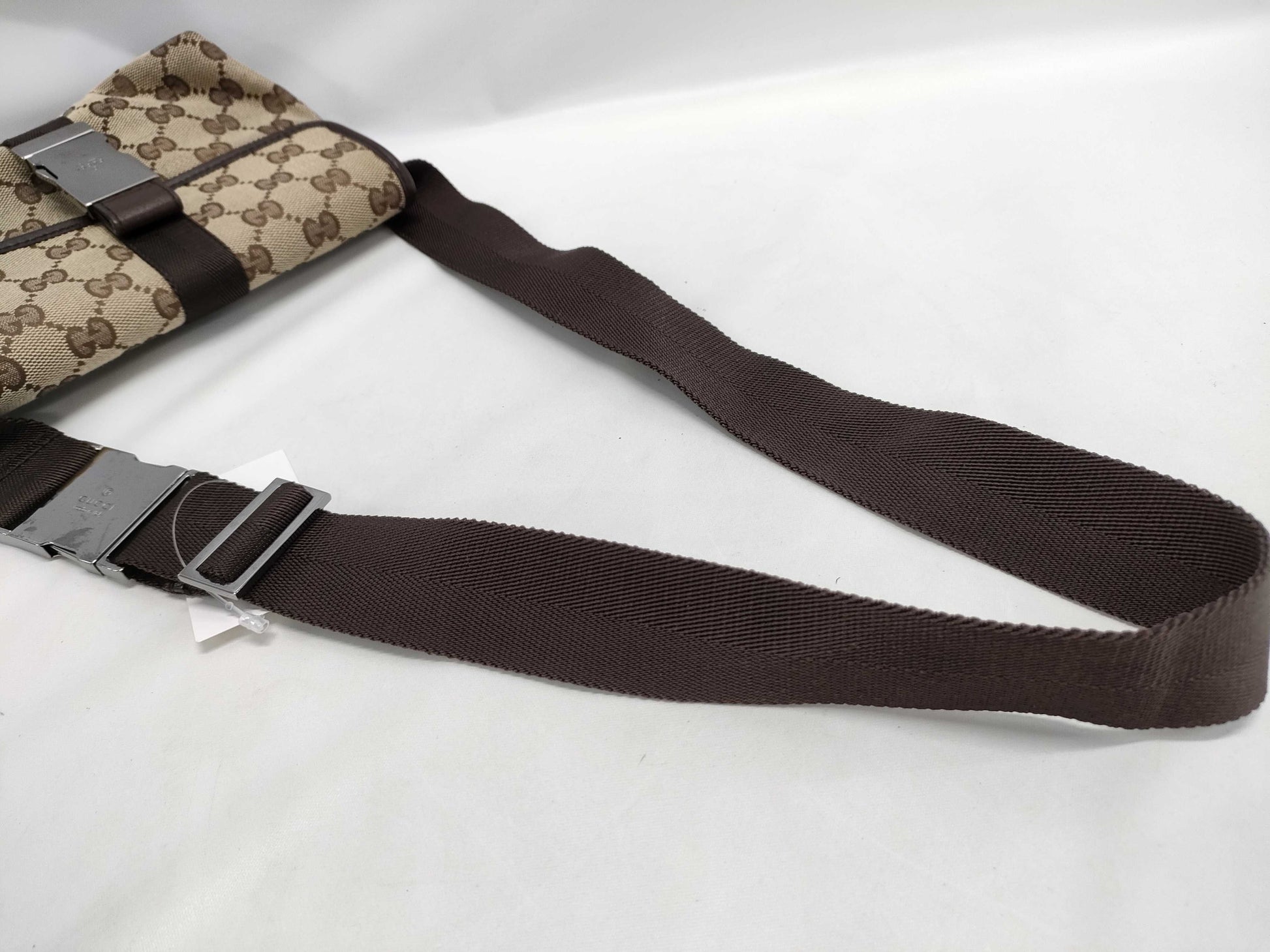 GUCCI GG Canvas Waist Bag