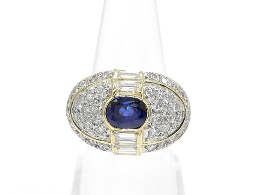 SOUTHERN CROSS S1.52ct D2.35ct K18/PT900 15.0g Ring 