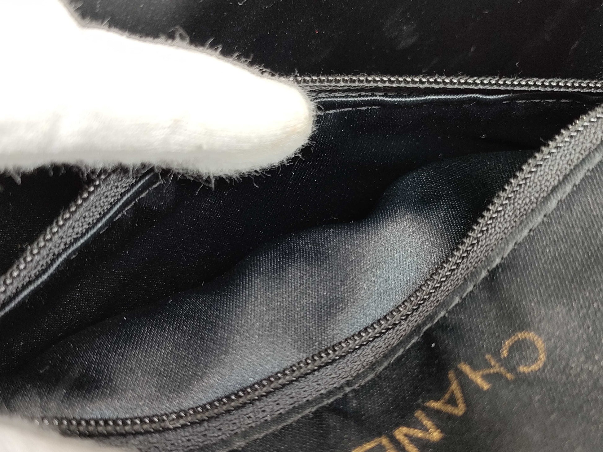 CHANEL Mini Matelasse Vintage Satin Shoulder Bag
