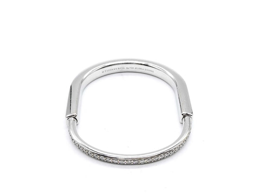 Tiffany & Co. Rock D1.08ct WG Au750 31.3g Bracelet/Bangle 