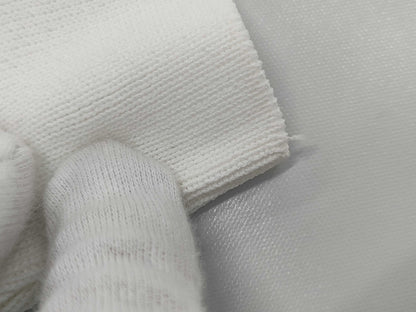 CHANEL Knit Sweater Coco Chanel Short Sleeve White Top