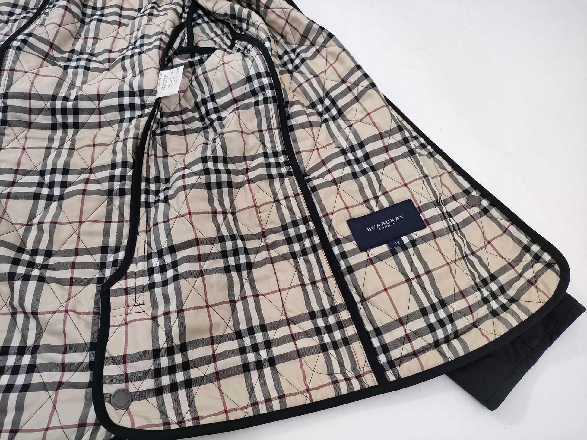 BURBERRY Quilted Jacket/Reversible/Nova Check Jacket