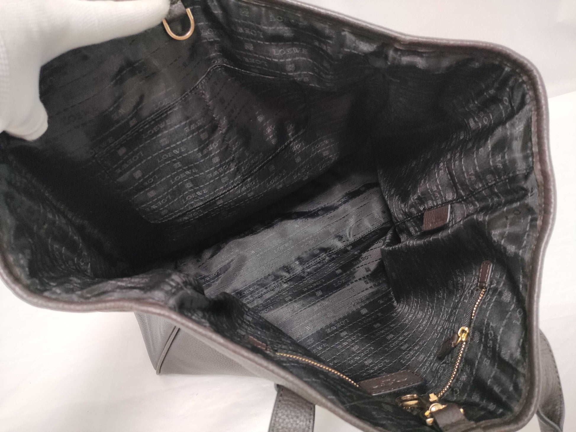 LOEWE Heritage Leather Brown Handbag