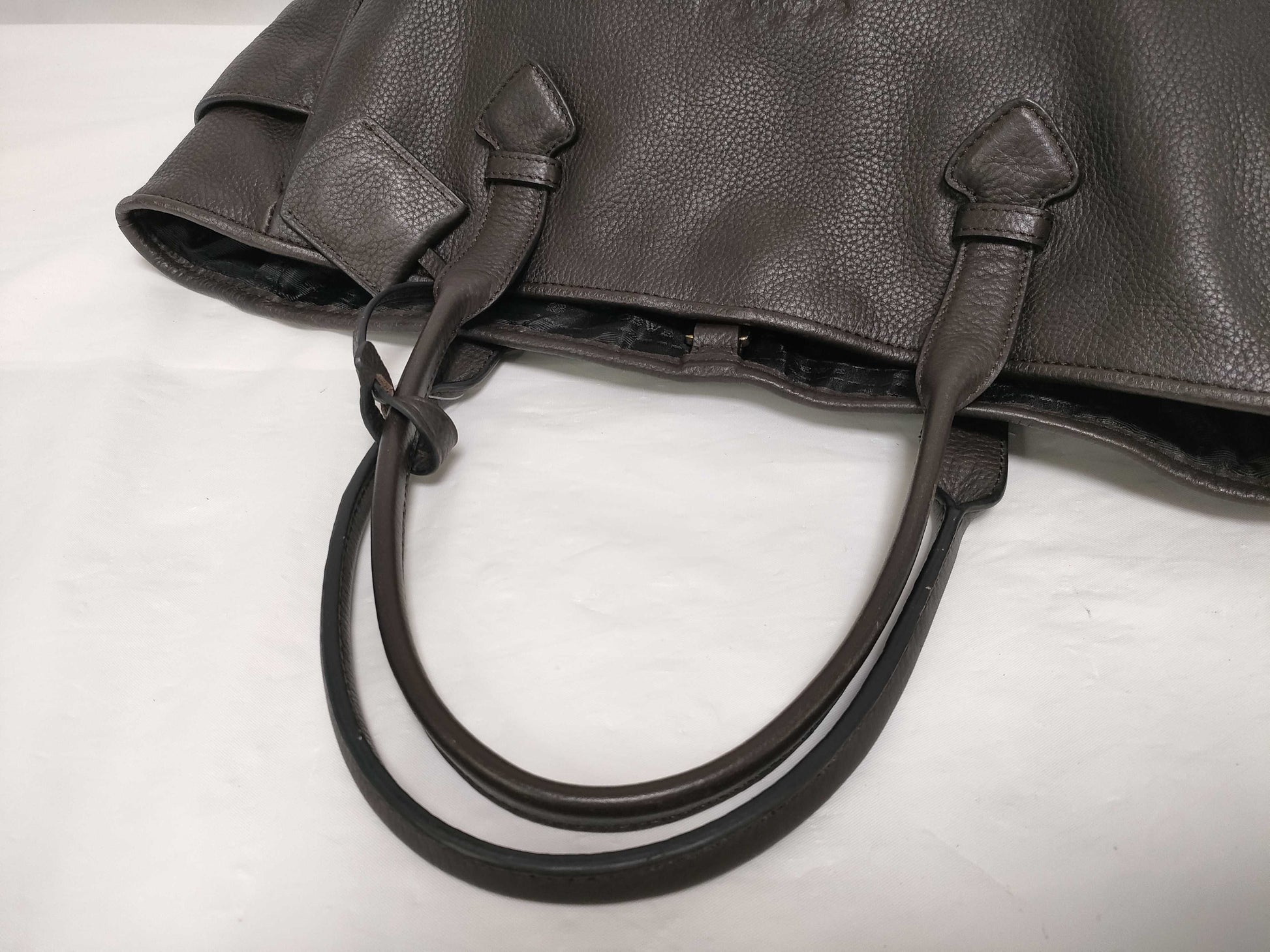 LOEWE Heritage Leather Brown Handbag
