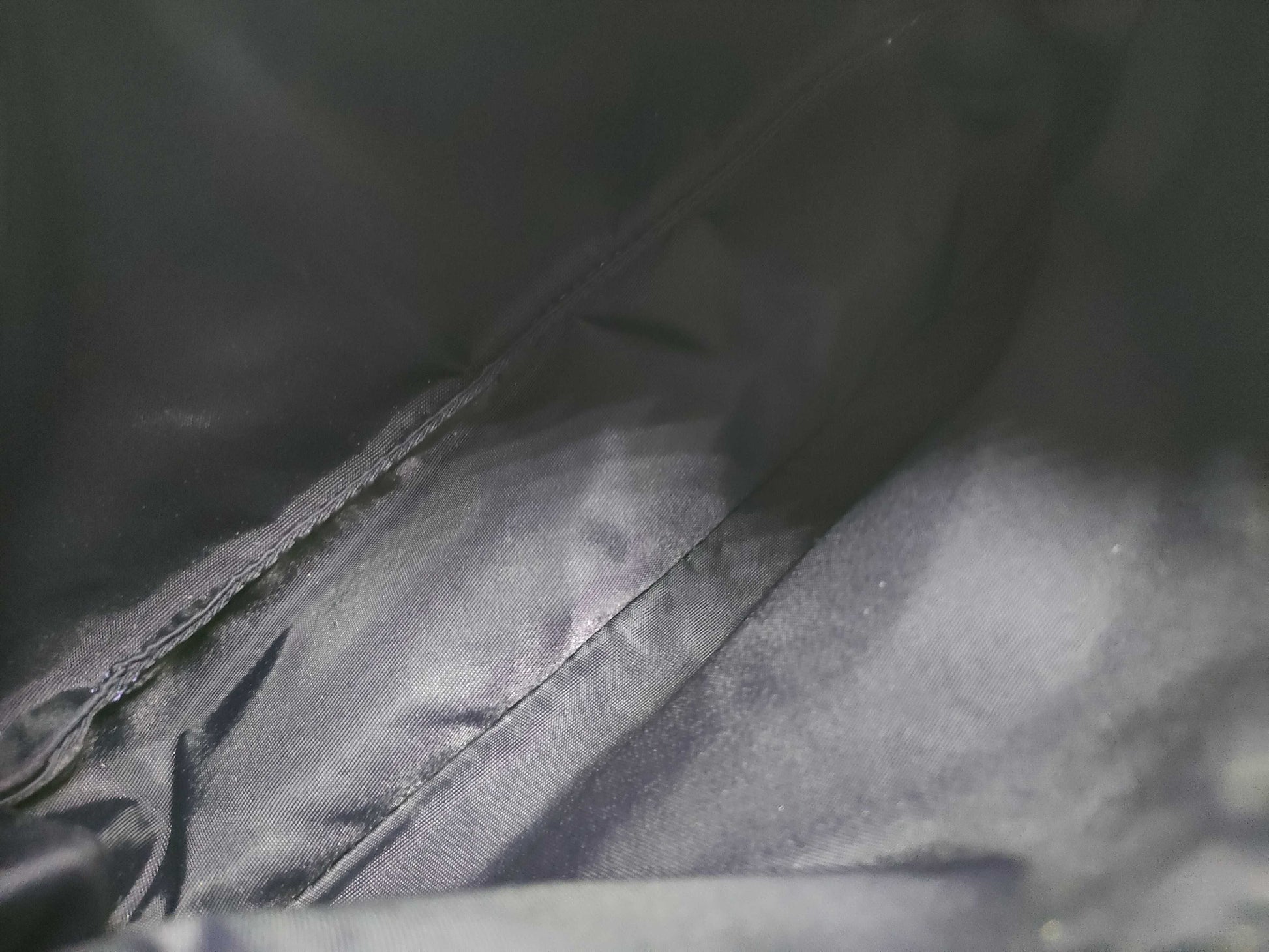 PRADA nylon pouch purple pouch