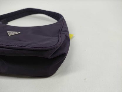 PRADA nylon pouch purple pouch