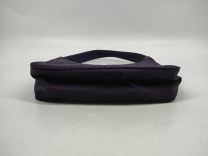 PRADA nylon pouch purple pouch