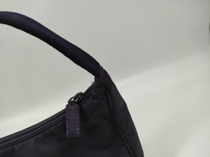 PRADA nylon pouch purple pouch