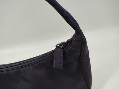 PRADA nylon pouch purple pouch