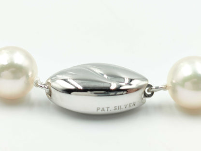 Akoya Pearl Diameter Approx. 8.4-8.9mm SV 48.3g Necklace 