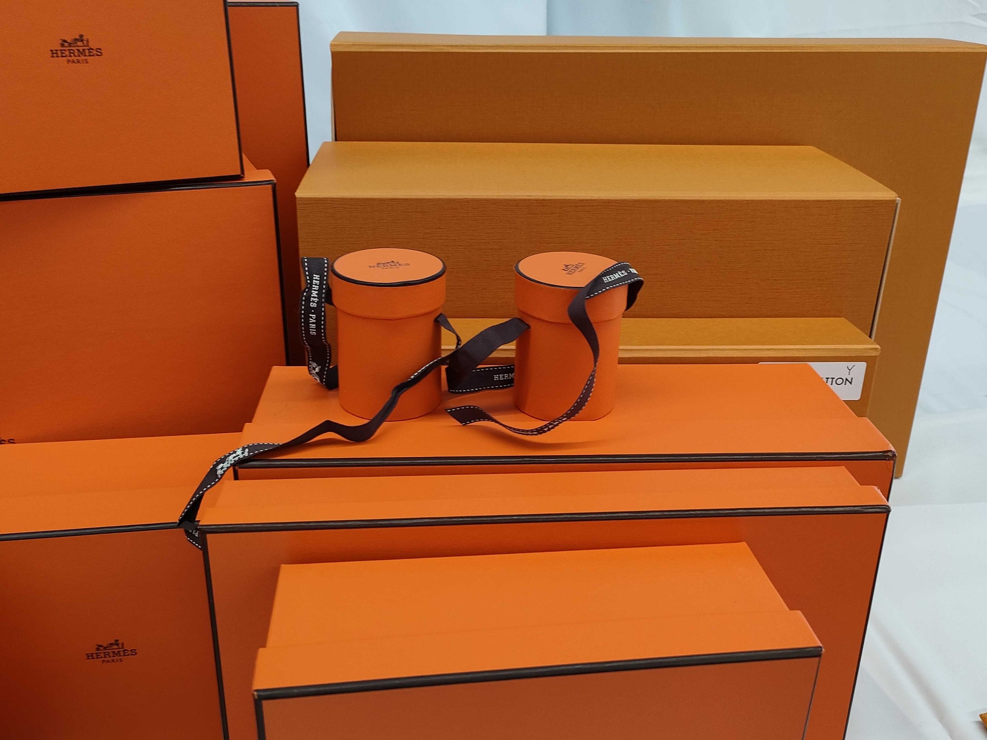 HERMES / Vuitton etc. Box/Dust Bag/Paper Bag Set Empty Brand Boxes Bulk Empty Brand Boxes Bulk 