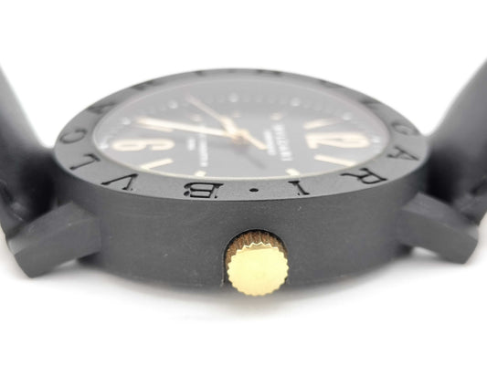 BVLGARI BB40CL 1884 L35078 Black Dial Automatic Men's Watch