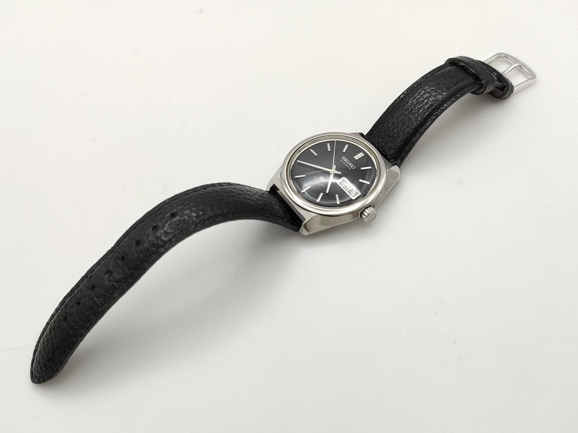 SEIKO 6146-8000 800275 Automatic Black Dial Men's Watch