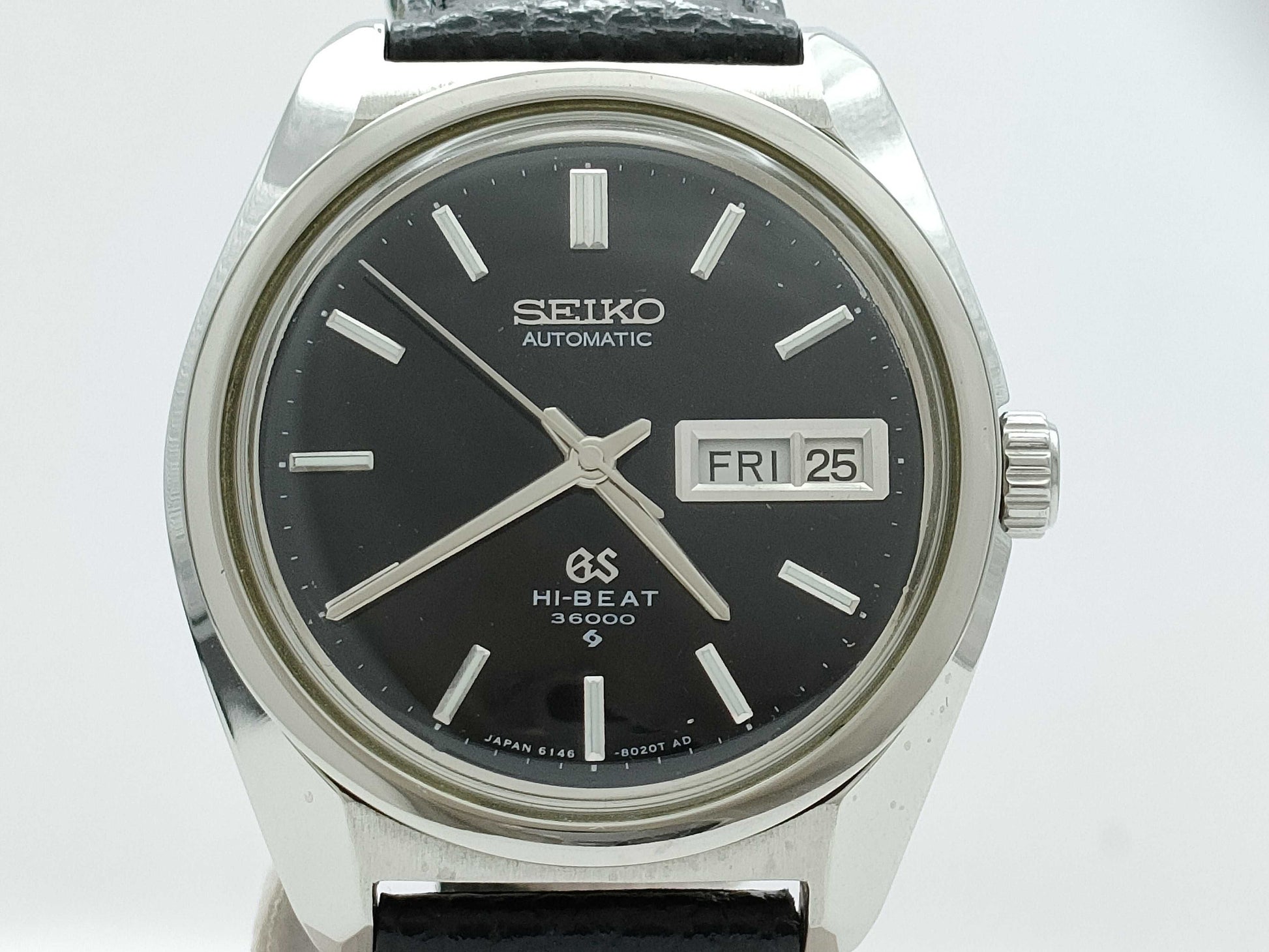 SEIKO 6146-8000 800275 Automatic Black Dial Men's Watch