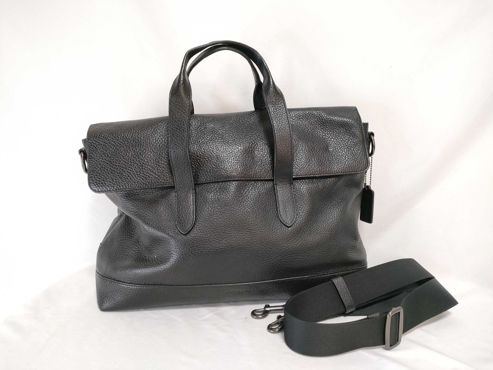 COACH F75757 2WAY Black Handbag