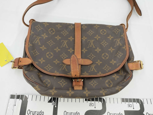 LOUIS VUITTON Monogram M40710 Saumur MM Shoulder Bag