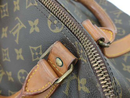 LOUIS VUITTON Monogram Keepall Bandouliere/No Band Boston Bag