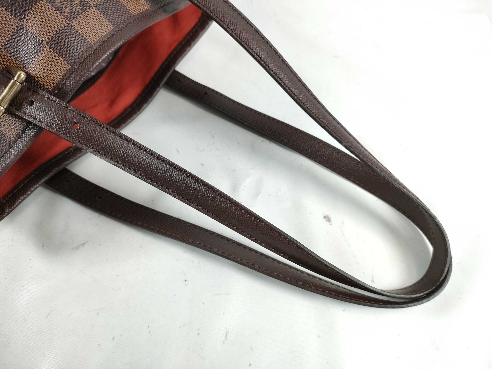 LOUIS VUITTON N42240 Damier Bucket PM Tote Bag with Pouch