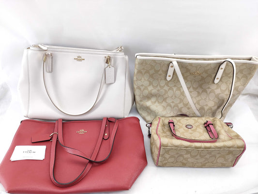 COACH Tote Bag 2-Way Bag 4-Piece Set Tote Bag