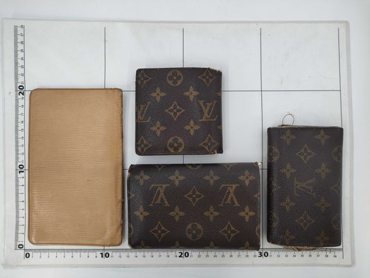 LOUIS VUITTON Monogram Epi Wallet 4-Piece Set