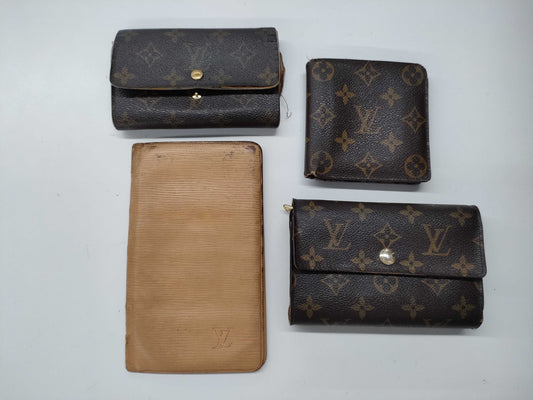 LOUIS VUITTON Monogram Epi Wallet 4-Piece Set